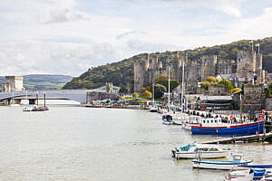 Conwy Castle and quay